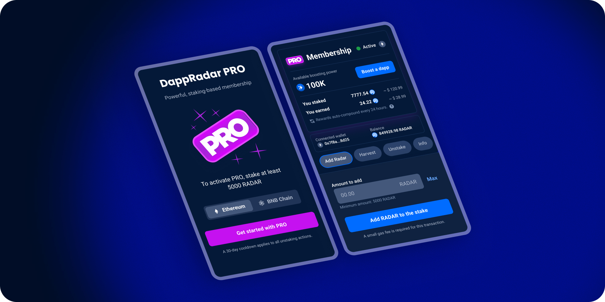 Token Staking UX